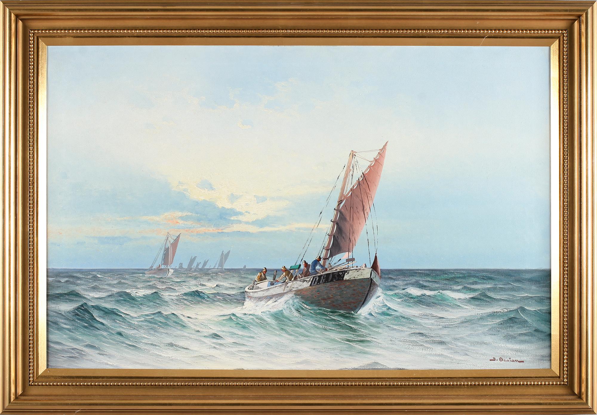 JOHAN OSSIAN-ANDERSSON, olja på duk, signerad.