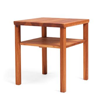 Axel Einar Hjorth, a stained pine 'Wärmdö' side table, Nordiska Kompaniet, Sweden 1930s.