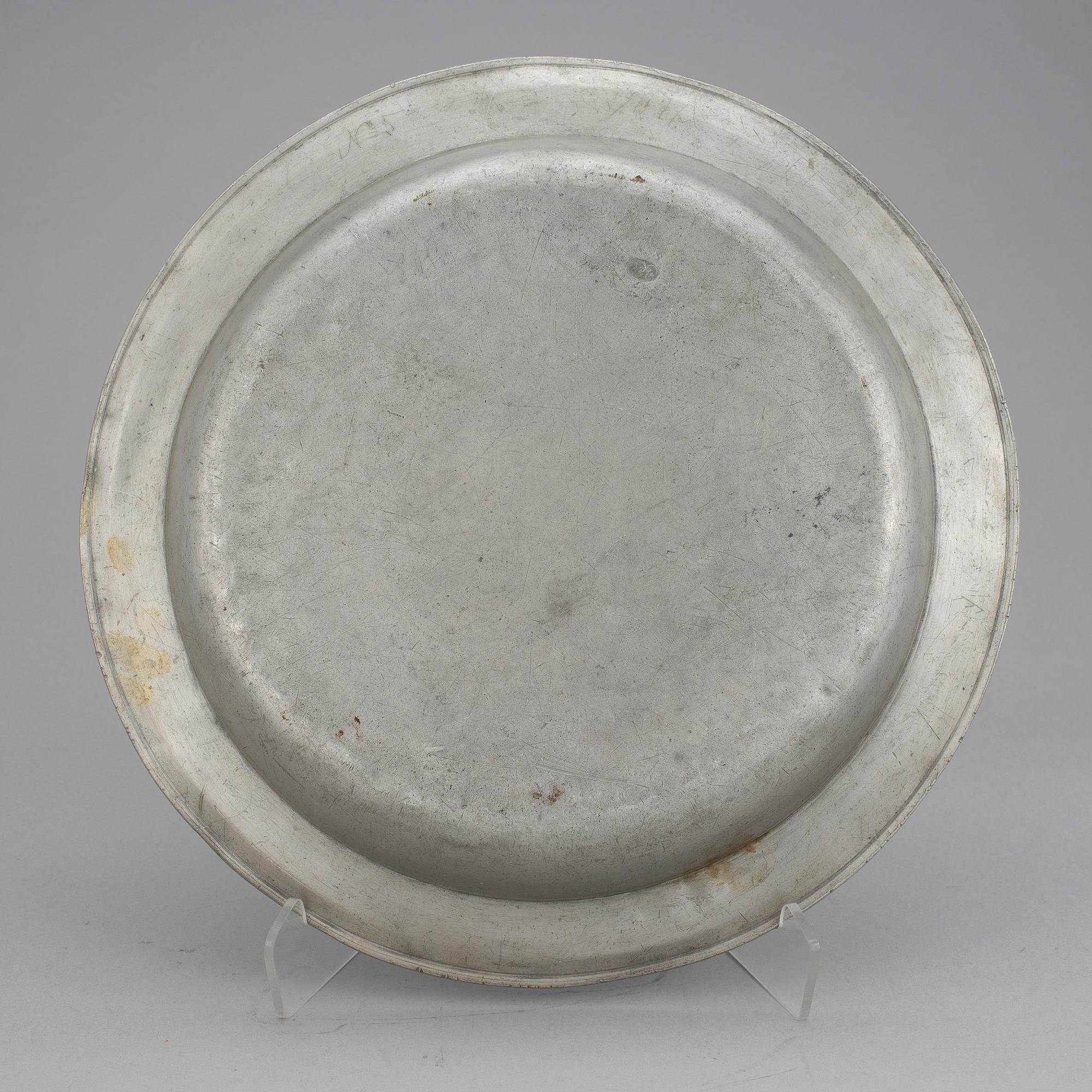 TENNFAT, tenn, stämplat, Magnus Söderholm (1716-1748/67), Stockholm 1721.