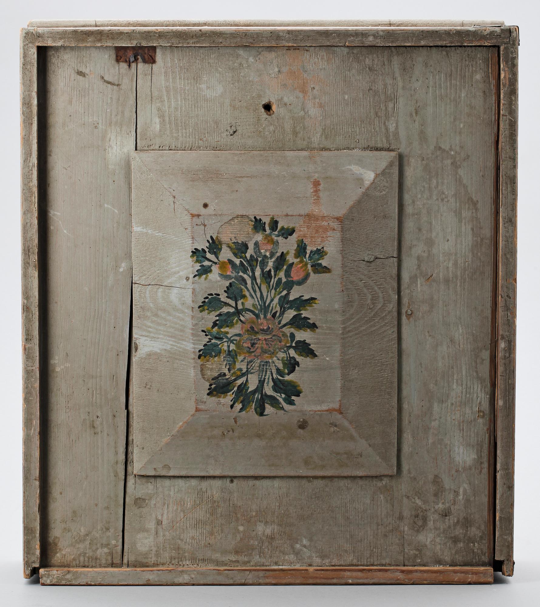 LJUSLÅDA, allmoge. Daterad 1825.