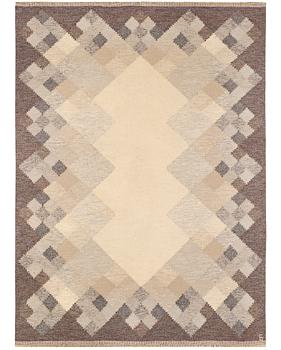 Brita Svefors, matta, rölakan, signerad S, ca. 286 x 194 cm.