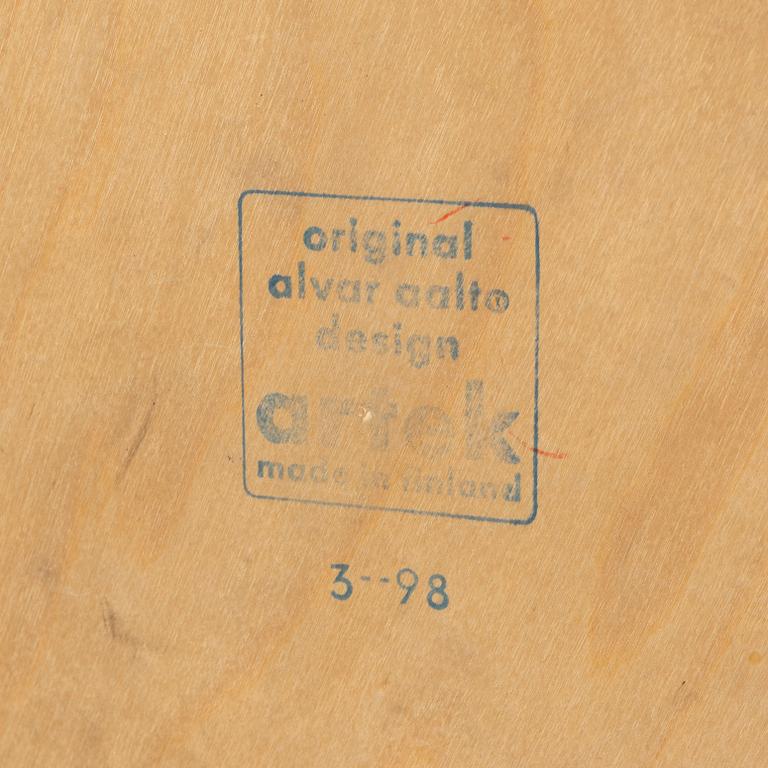 Alvar Aalto, a model 90D coffee table from Artek, Finland.