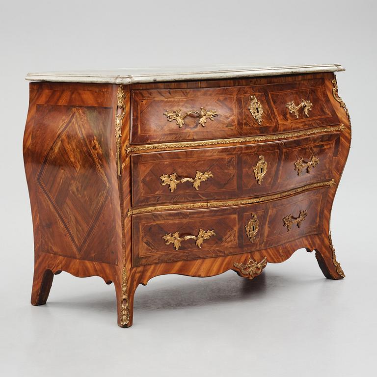 A Swedish Rococo commode.