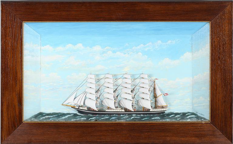 DIORAMA, signerad Joh Nilsson, 1900-talets första hälft.