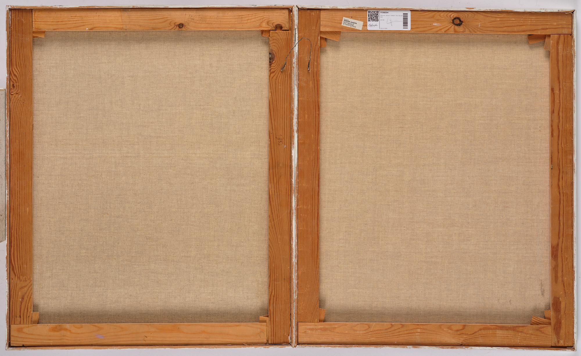 Werner Janson, Untitled, diptych.