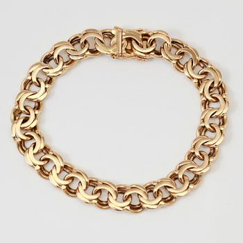 ARMBAND, 18K guld, svenska stämplar, 1963.