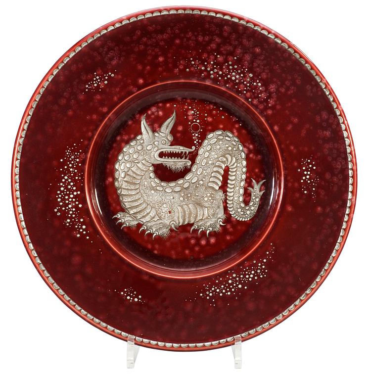 A Wilhelm Kåge "Argenta" dish, Gustavsberg 1951.