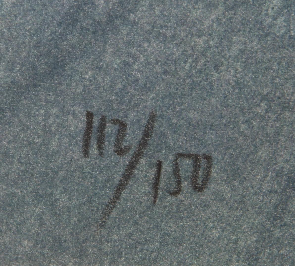FRIE, PETER. Färglitografi, sign o numr 112/150.