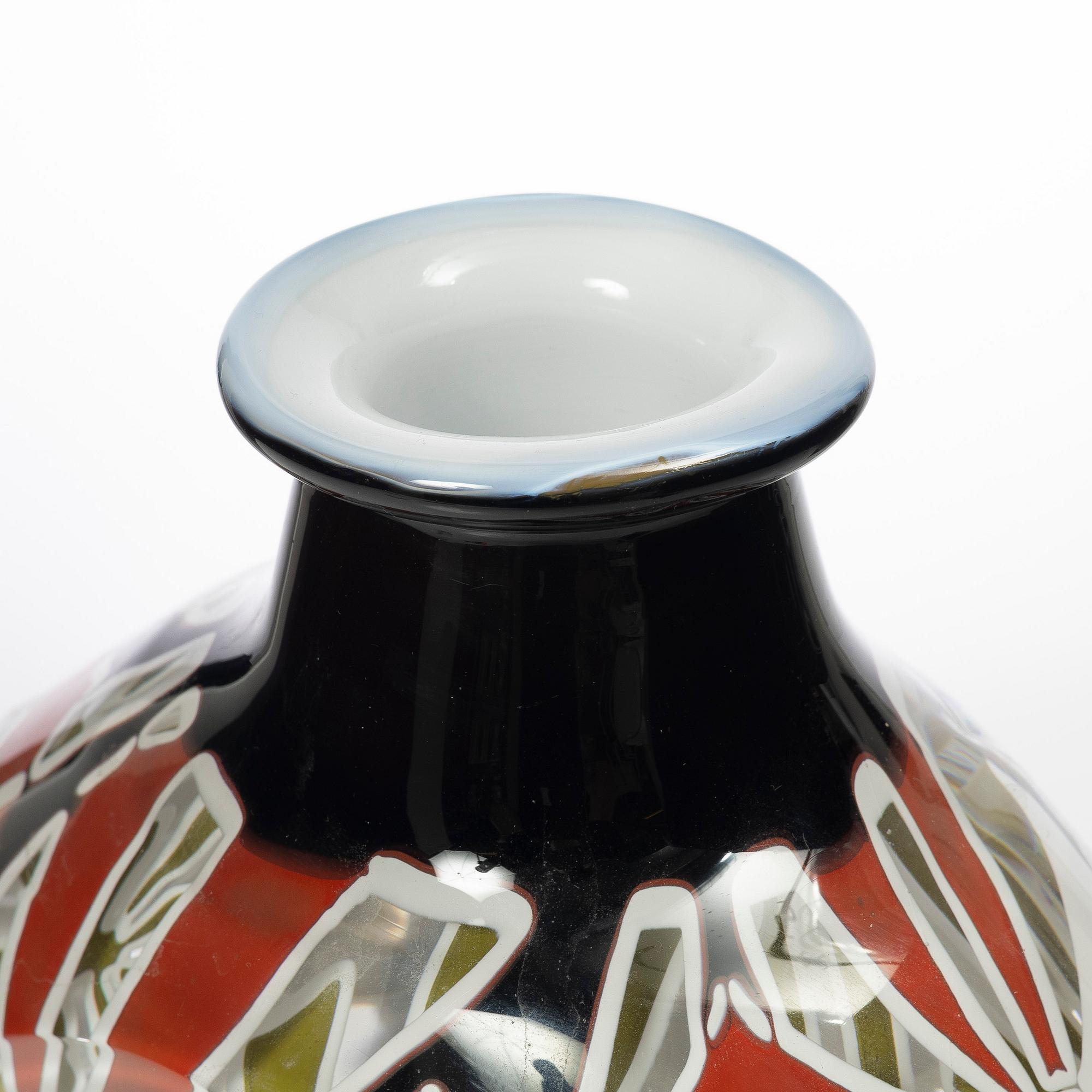 Helén Krantz, vaser, ett par, glas.