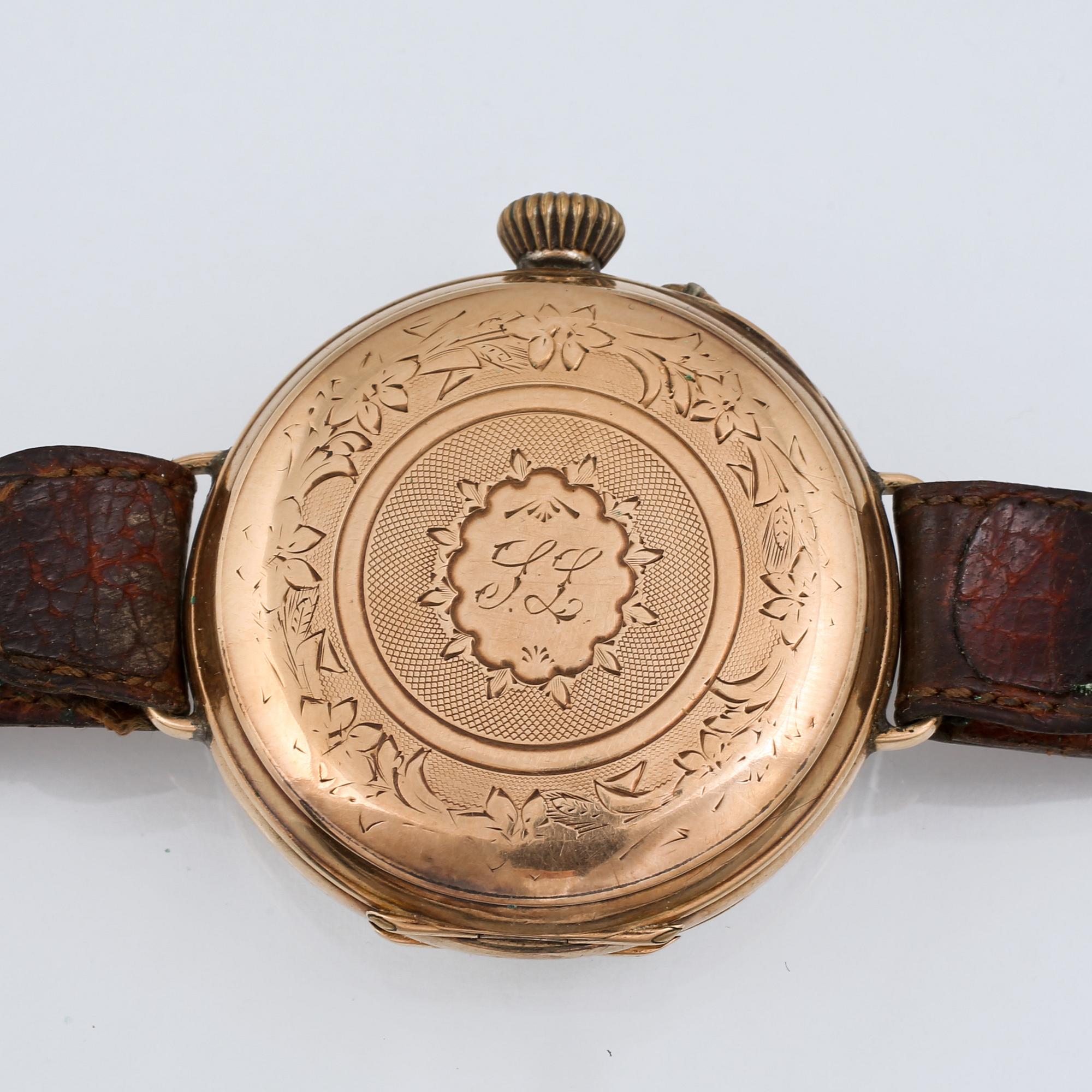 ARMBANDSUR, 14 k guld, 1900-talets första hälft.