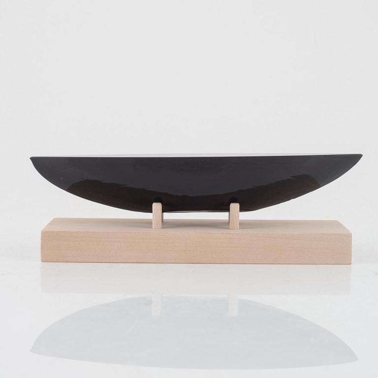 Bertil Vallien, glasbåt, limited edition, Kosta Boda.