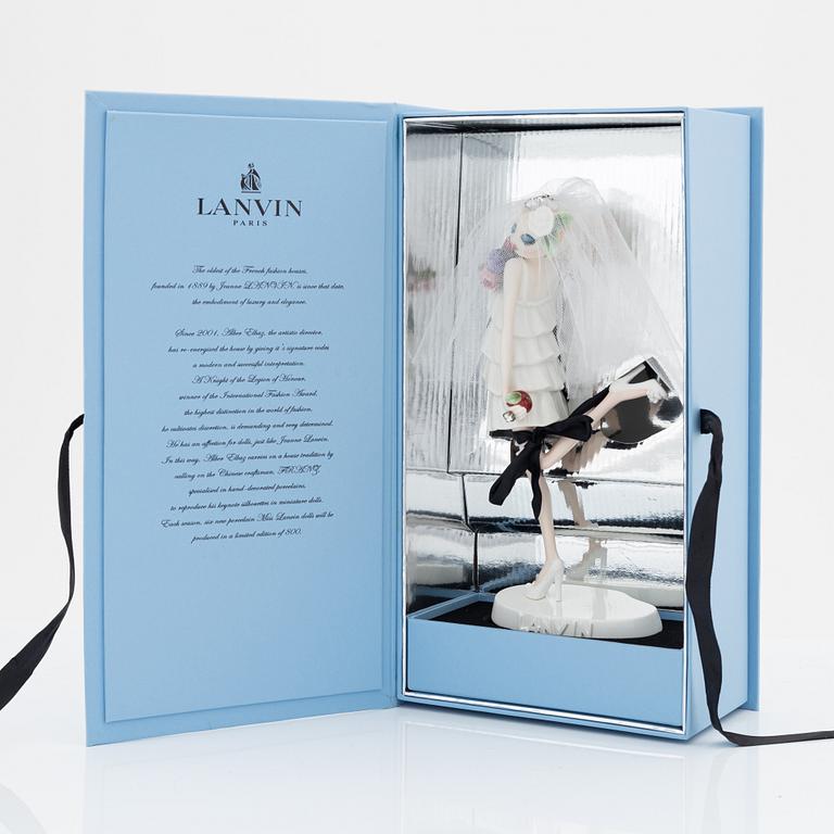 Lanvin, a porcelain figurine, 'Miss Lanvin 13', Franz, Limited Edition No. 197/800, 2007.