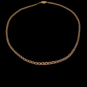 HALSLÄNK, 18K guld, NSE, Köping, 1996. Vikt 10,1 gram.