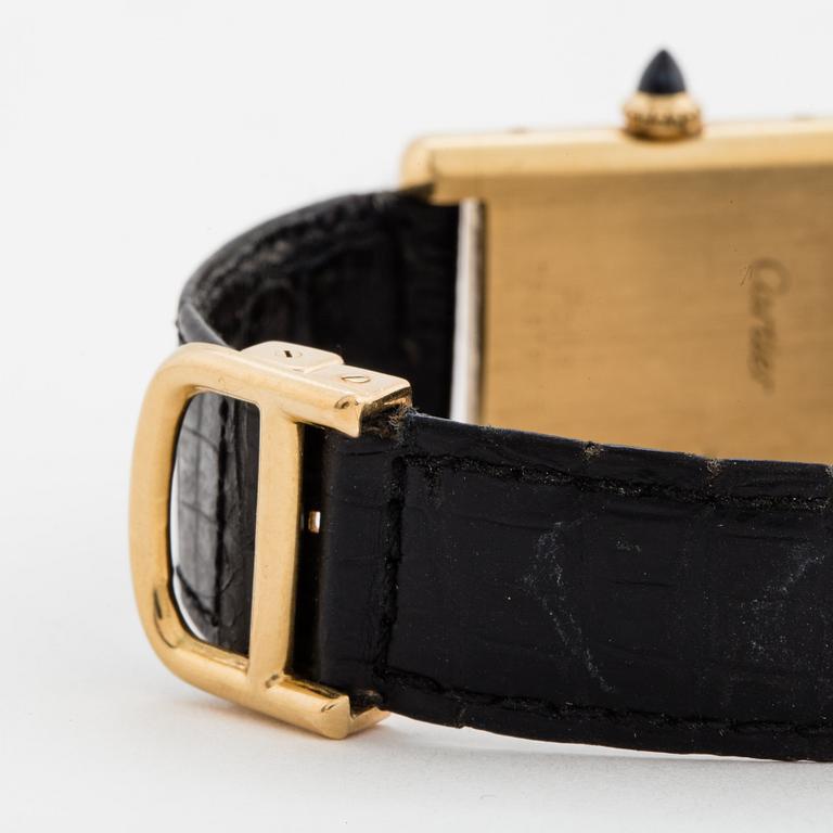 Cartier, Tank, wristwatch, 20,5, x 20 (28) mm.