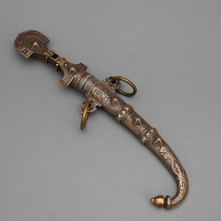 YAMBYA, silver och mässing, troligen Nordafrika 1900-talets början.