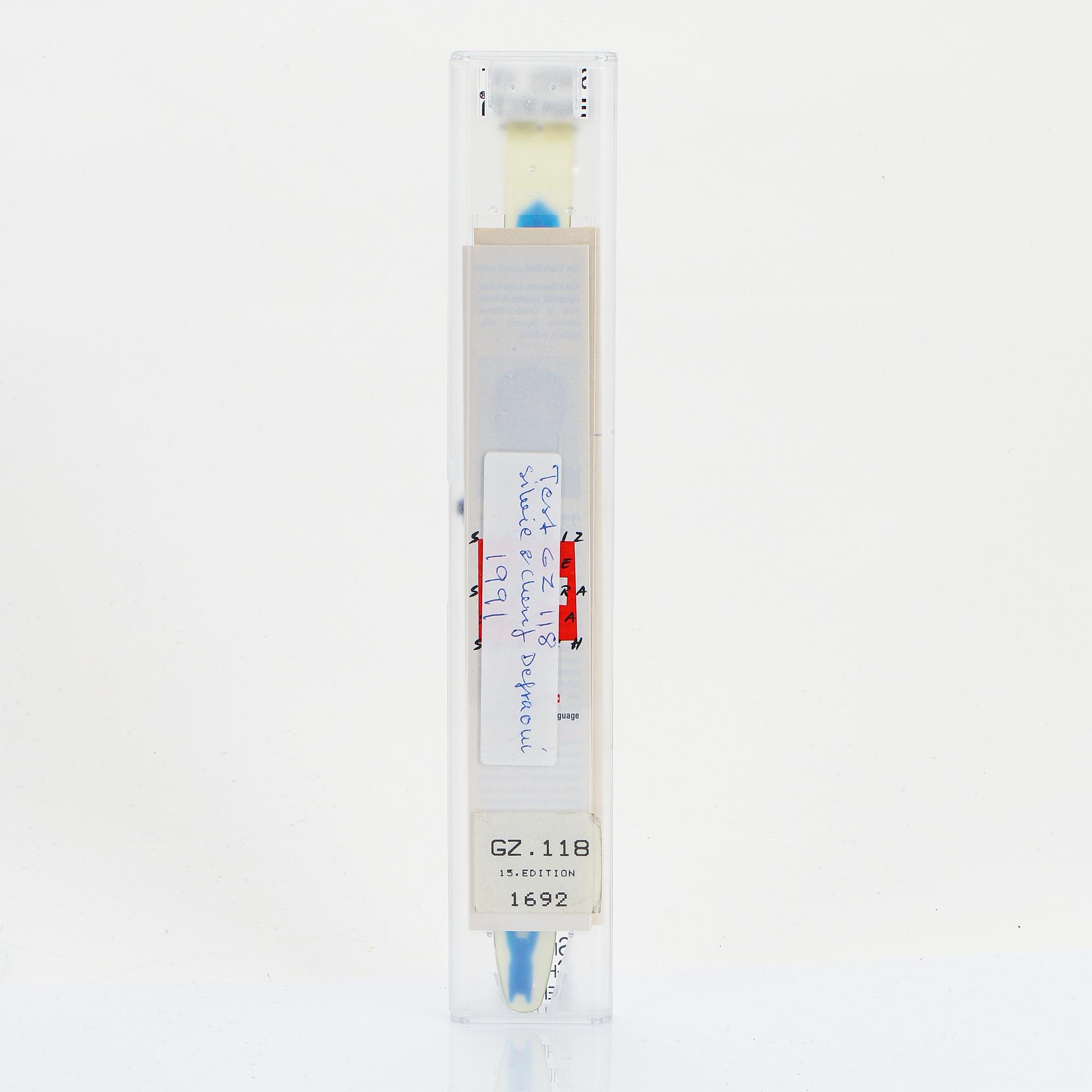 Swatch, Horizon, Cherif & Silvie Defraoui, wristwatch 34 mm.