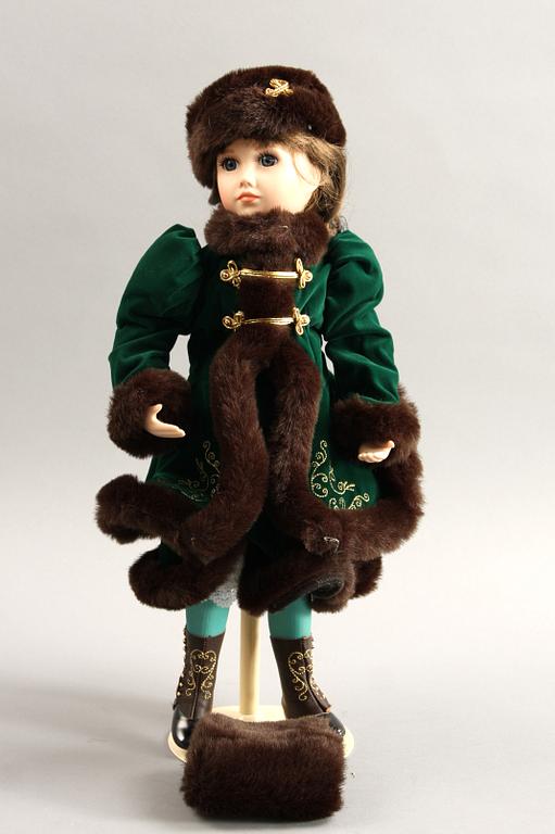 DOCKA, Franklin Heirloom Dolls, Franklin Mint, 1900-talets slut.