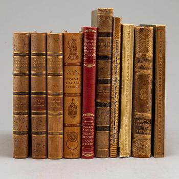 BÖCKER, 10 vol, möbellitteratur/arkitektur.