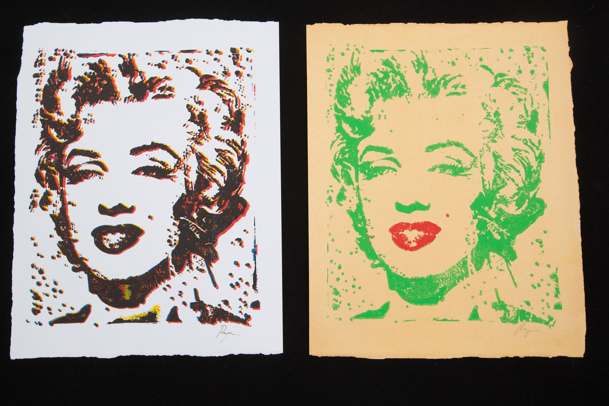 RICHARD RYAN, portfolio, "M: Projected", med 7 st screentryck, onumrerad upplaga om 99 st.