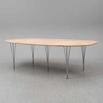 BRUNO MATHSSON & PIET HEIN, a 'Superellips' dining table, Fritz Hansen, Denmark, 1994.
