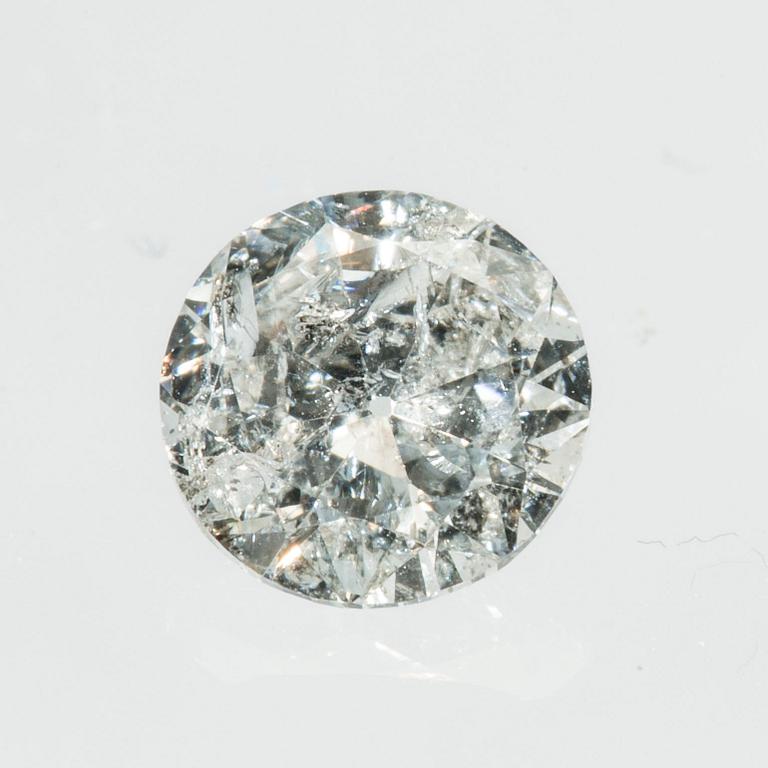 DIAMANT, gammalslipad, oinfattad ca 0.65 ct.