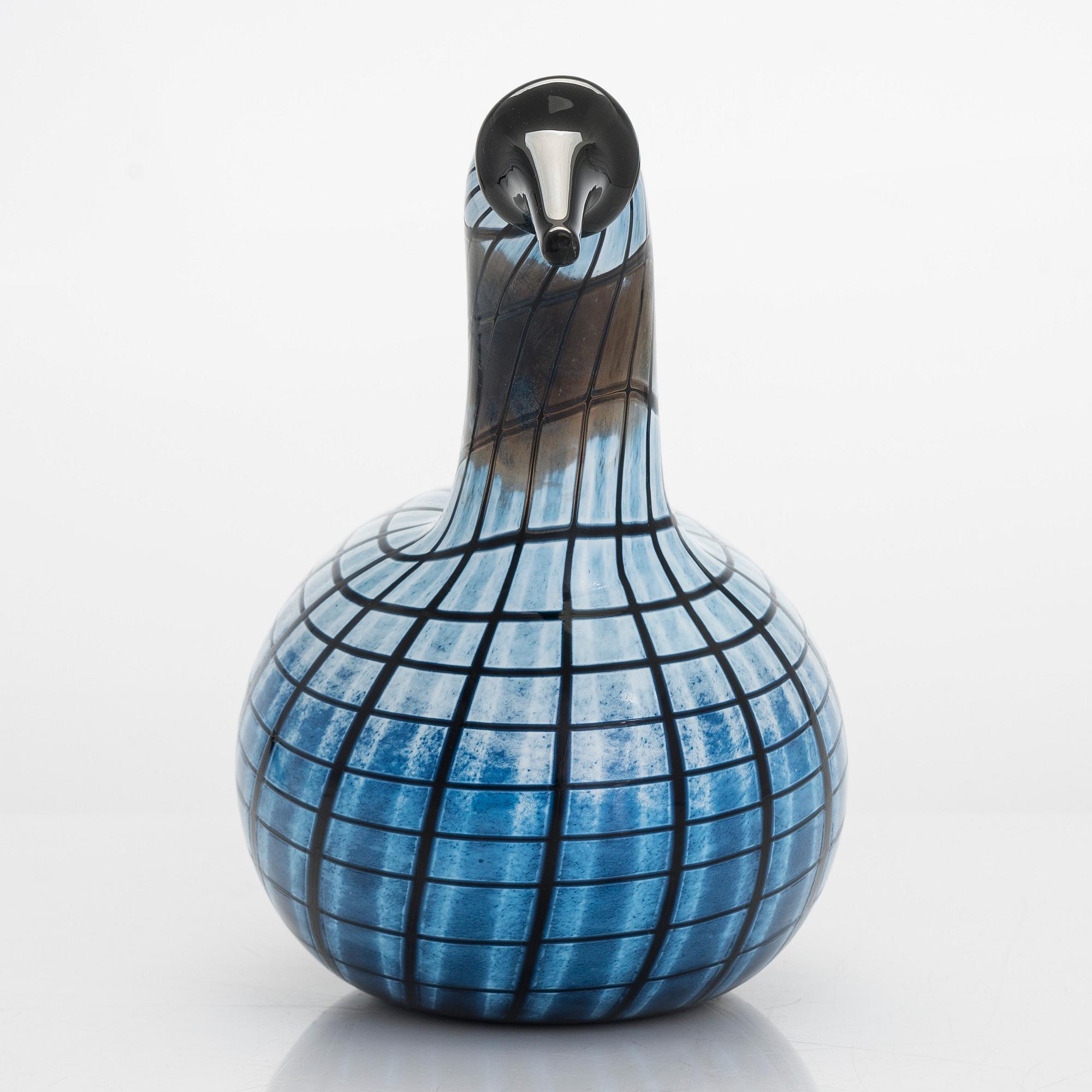 工芸品 Oiva Toikka Bird AAPISKUKKO Anniversary Bird 1890-1990 for Teollisuusvakuutus by Oiva