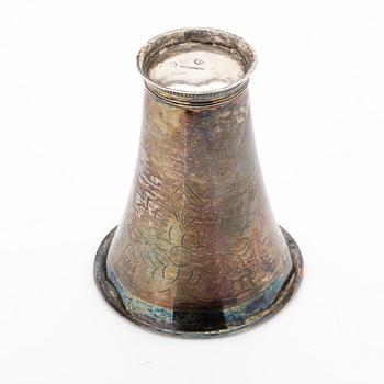 Beaker, silver, Andreas Hallberg (active 1790–1838), Kristianstad.