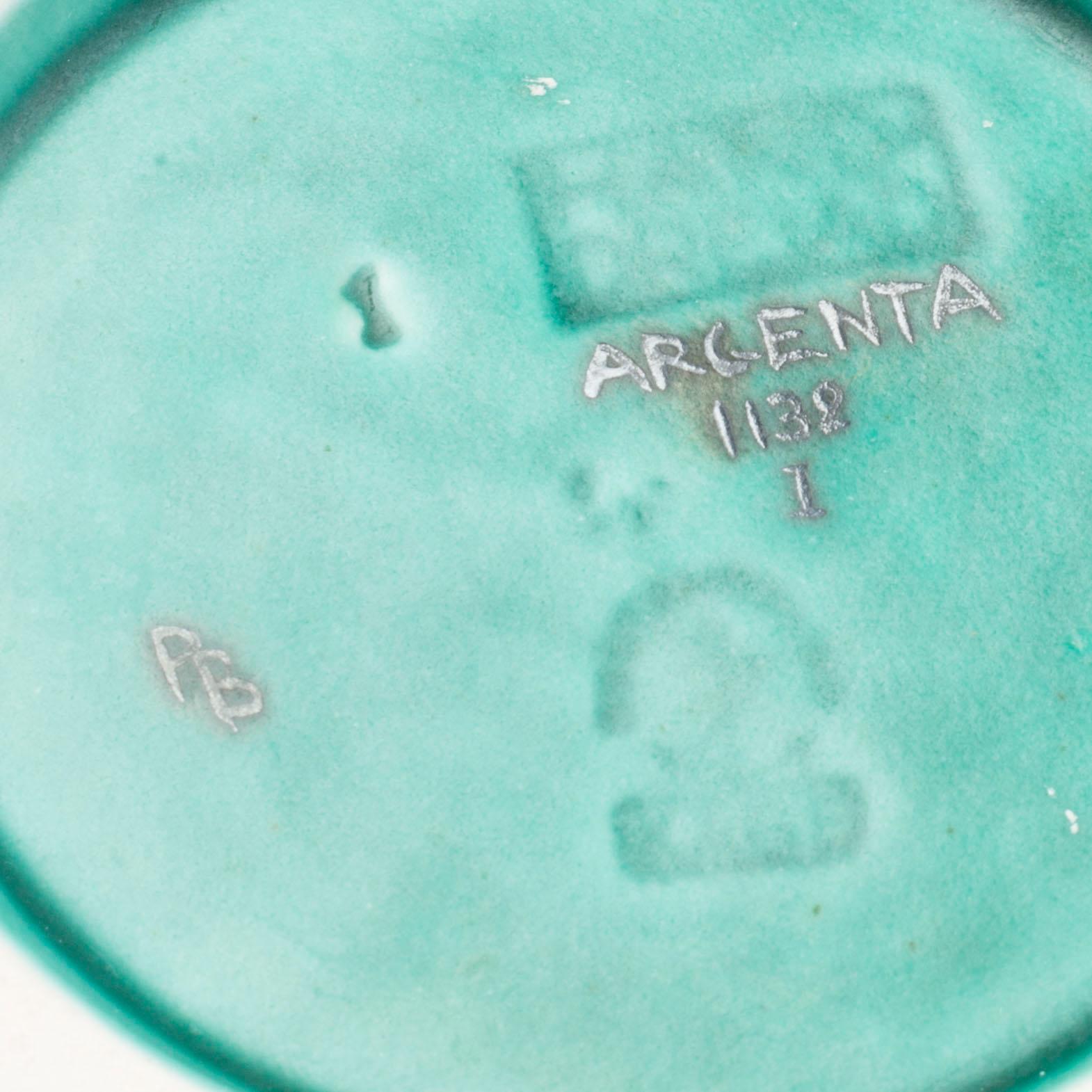 WILHELM KÅGE, vas "Argenta" stengods Gustavsberg 1942.