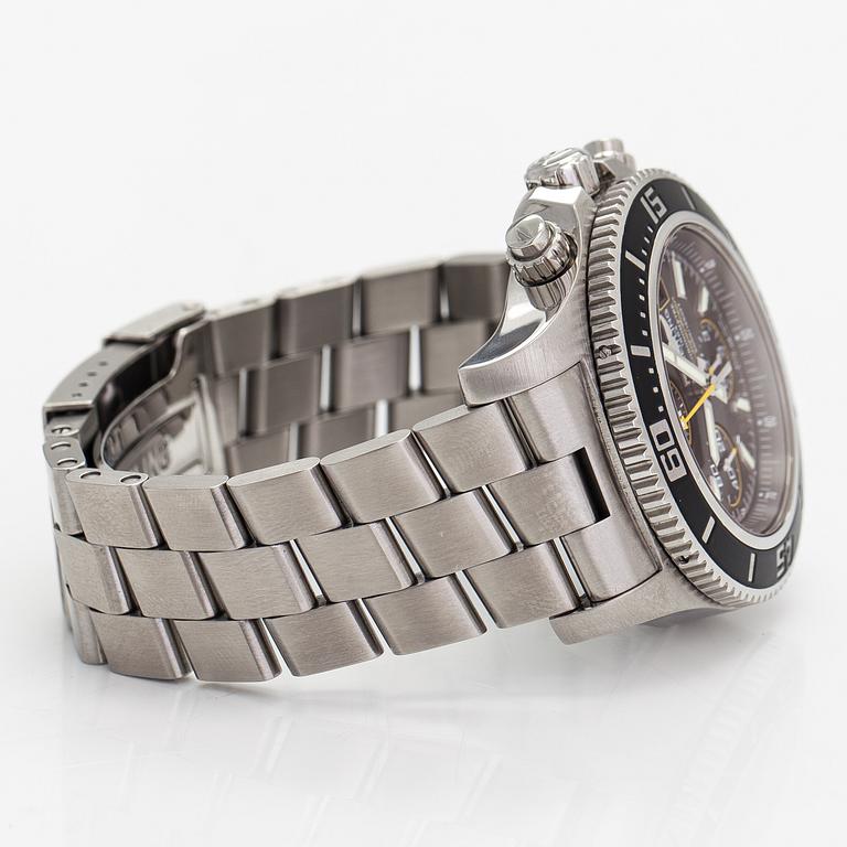 Breitling, Superocean, chronometre, 500m, wristwatch, 44 mm.
