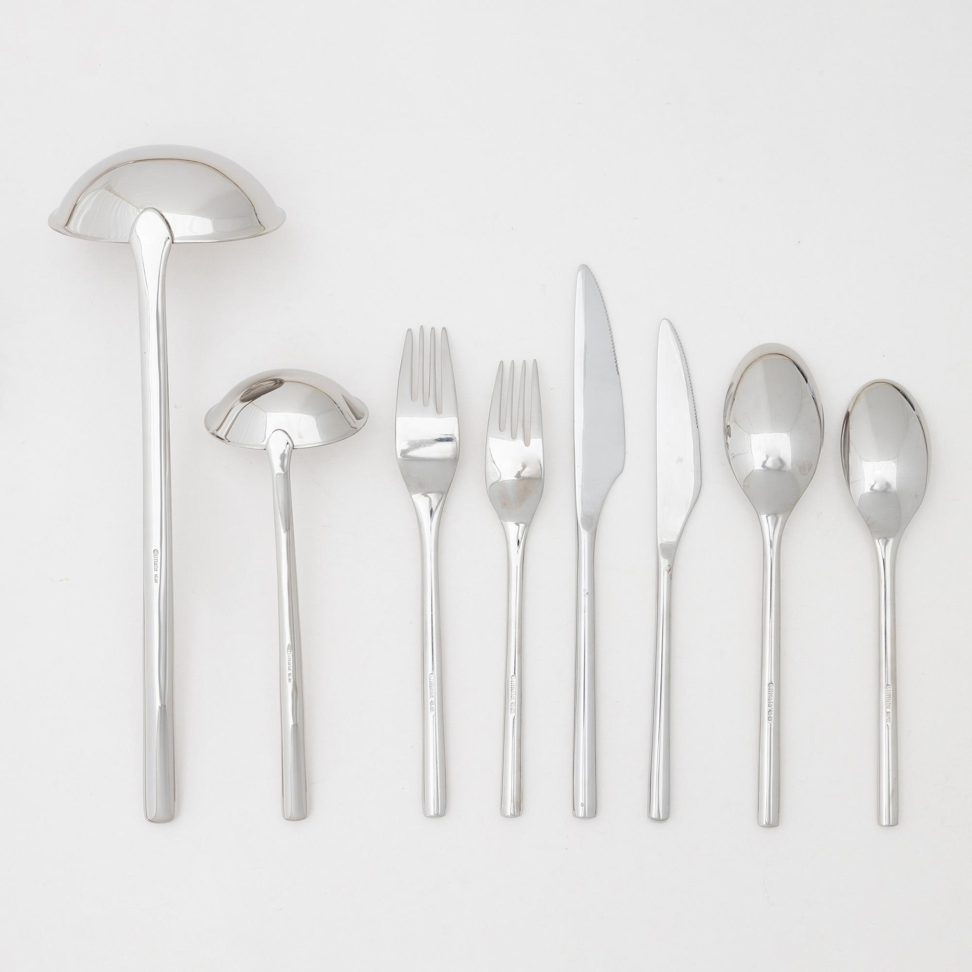 Laura Partanen & Arto Kankkunen, cutlery service, approx. 74 pieces, "Artik", Iittala.