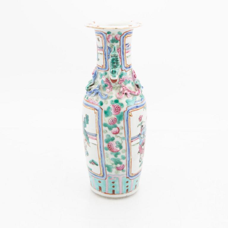 Vaser 3 st Kina 18/1900-tal porslin.
