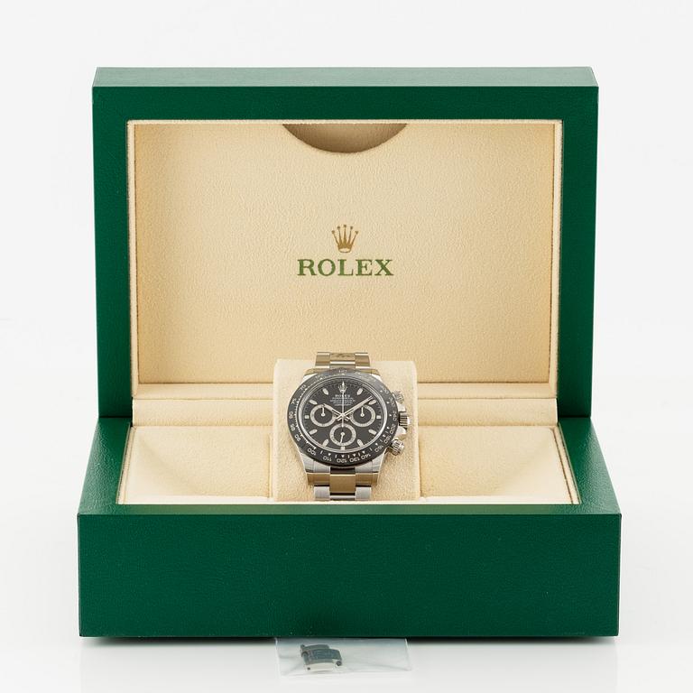 Rolex, Cosmograph, Daytona, kronograf, armbandsur, 40 mm.