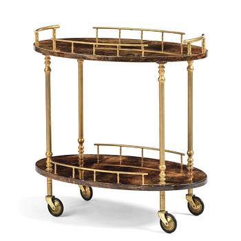 40. Aldo Tura, a serving trolley, Milan, Italy, 1960-70s.
