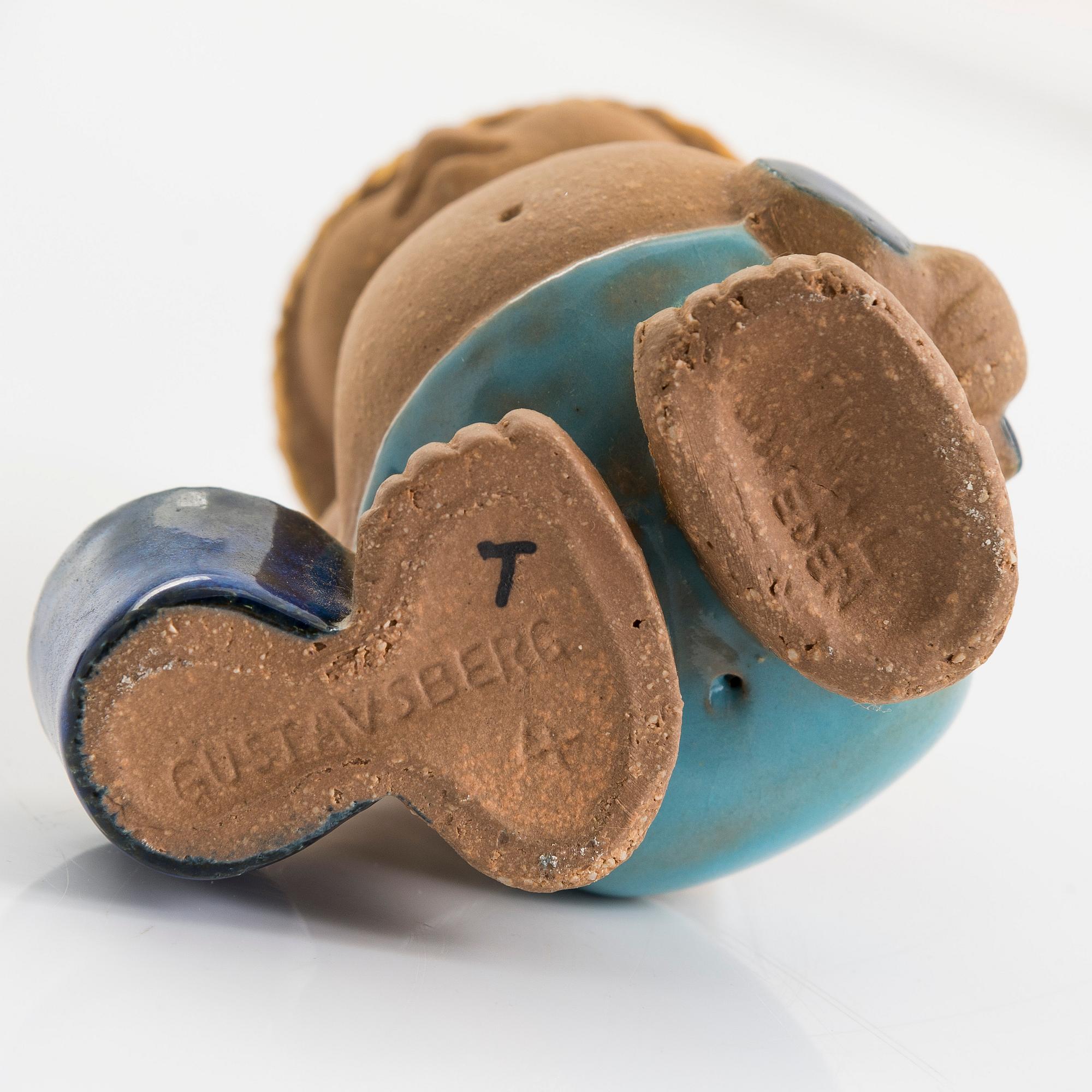 Lisa Larson, two stoneware figurines.