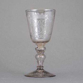 POKAL, glas, Tyskland, 1700-tal.