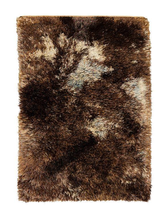 Lars Gynning, a carpet, knotted pile, ca 212,5 x 140 cm, signed LG SH (Lars Gynning, Svensk Hemslöjd).