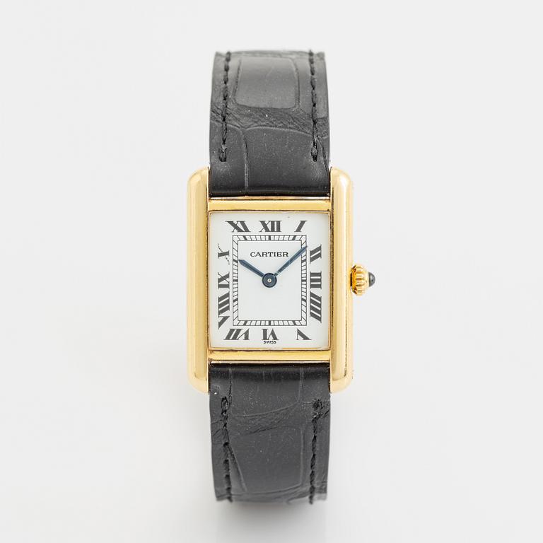 Cartier, Tank, armbandsur,  20,5 x 20 (28) mm.