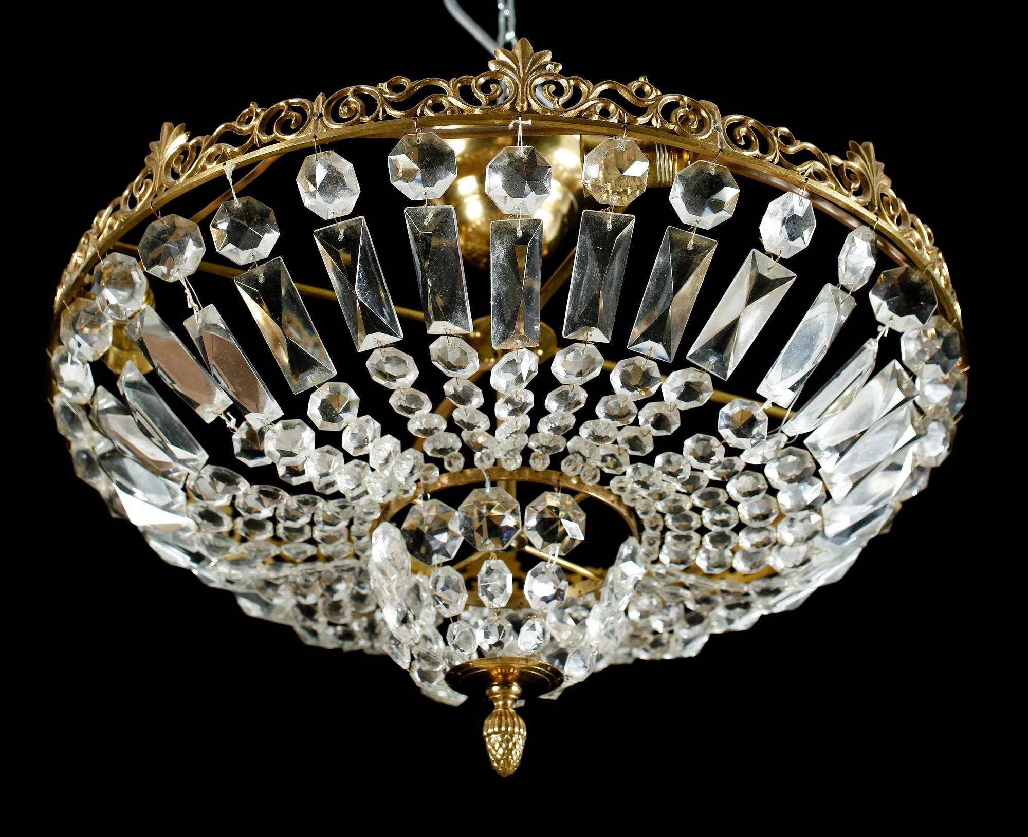 TAKPLAFOND, Reijmyre, 1900-talets mitt. Höjd ca 30 cm.