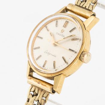 Omega, Ladymatic, wristwatch, 18K gold, bracelet in 14K gold, 22 mm.