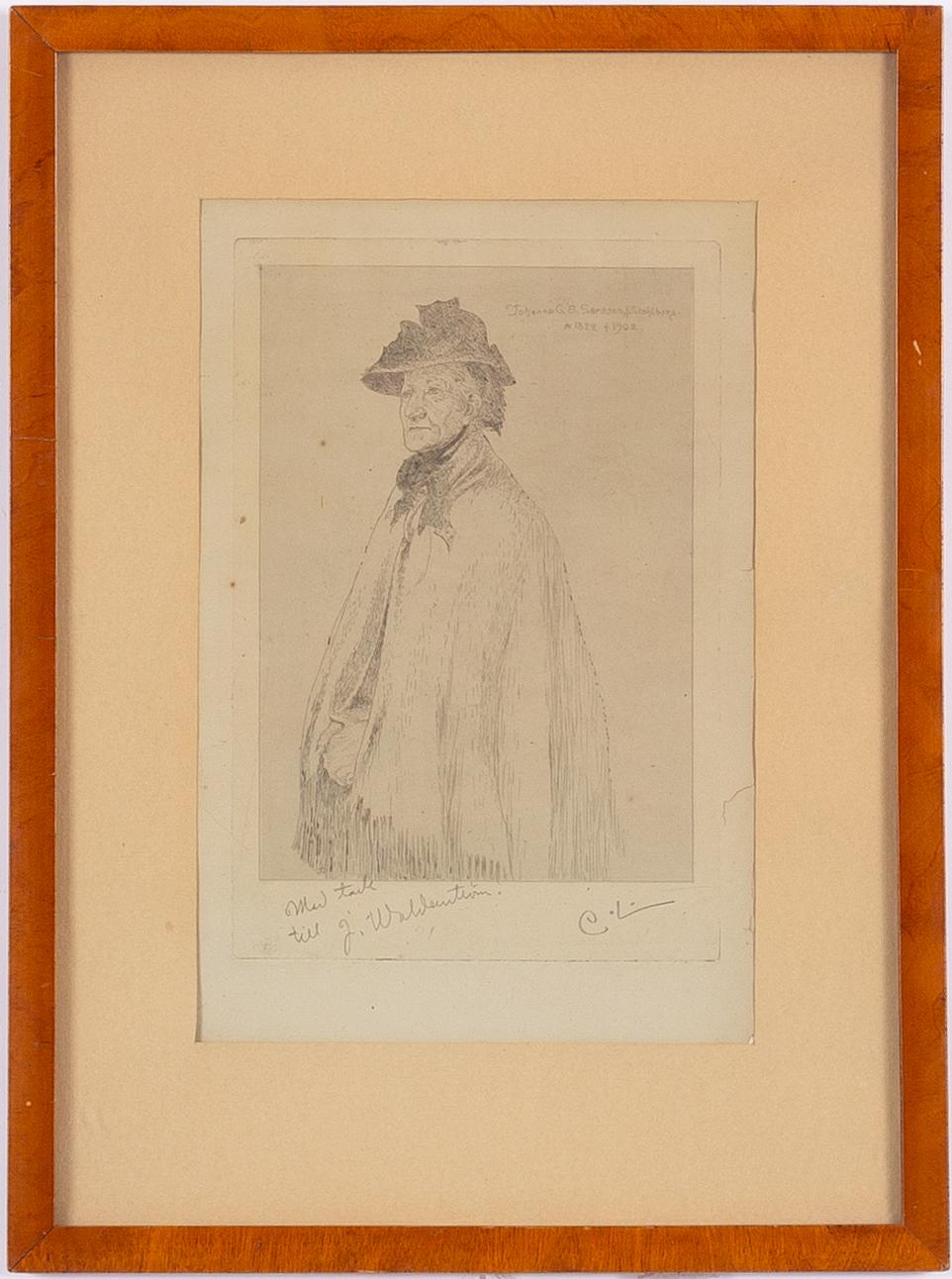 Carl Larsson, "Konstnärens moder".