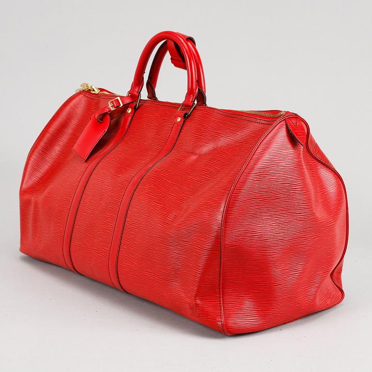 Louis Vuitton, weekendbag, "Keepall 55 Epi".