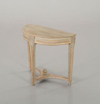 A Louis XVI painted sidetable.