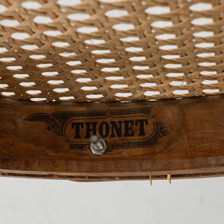 Armchairs, 6, model No. 3, Thonet, first half of the 20th century.
