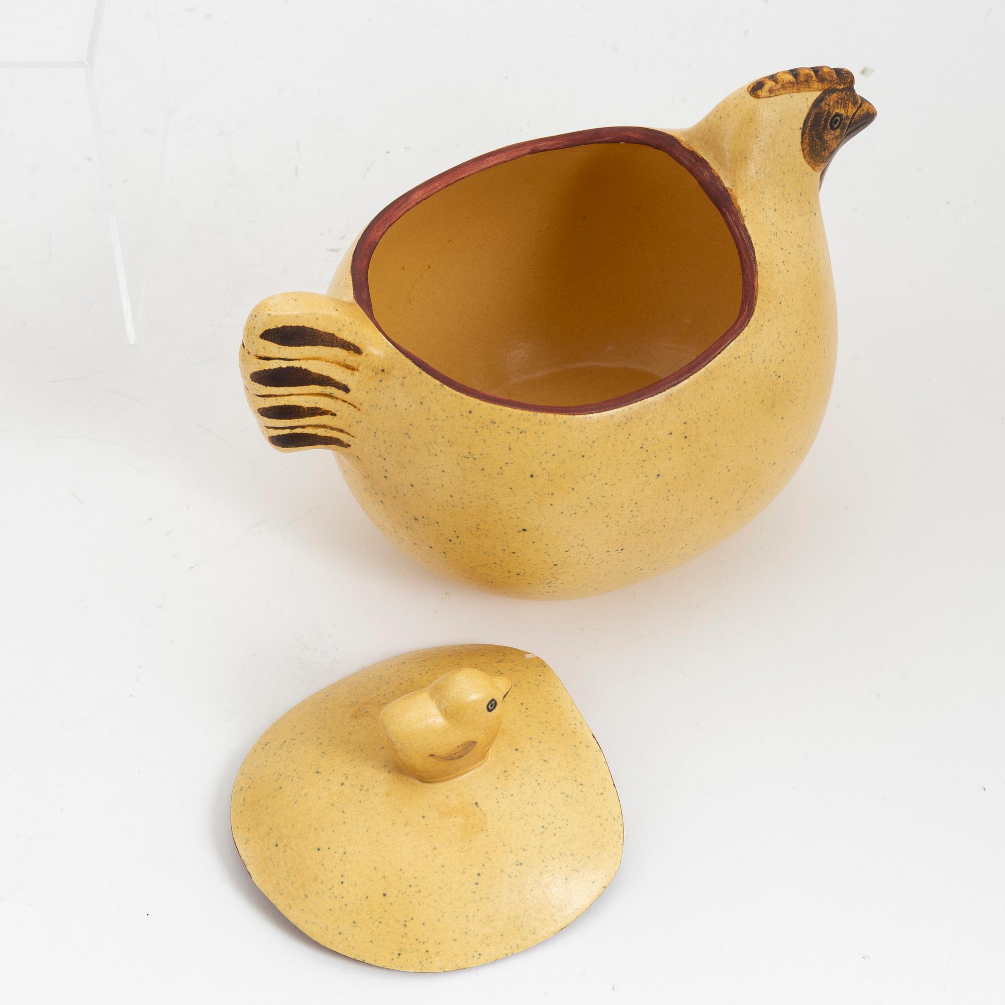 Lisa Larson, a set of six stoneware figurines, Gustavsberg.