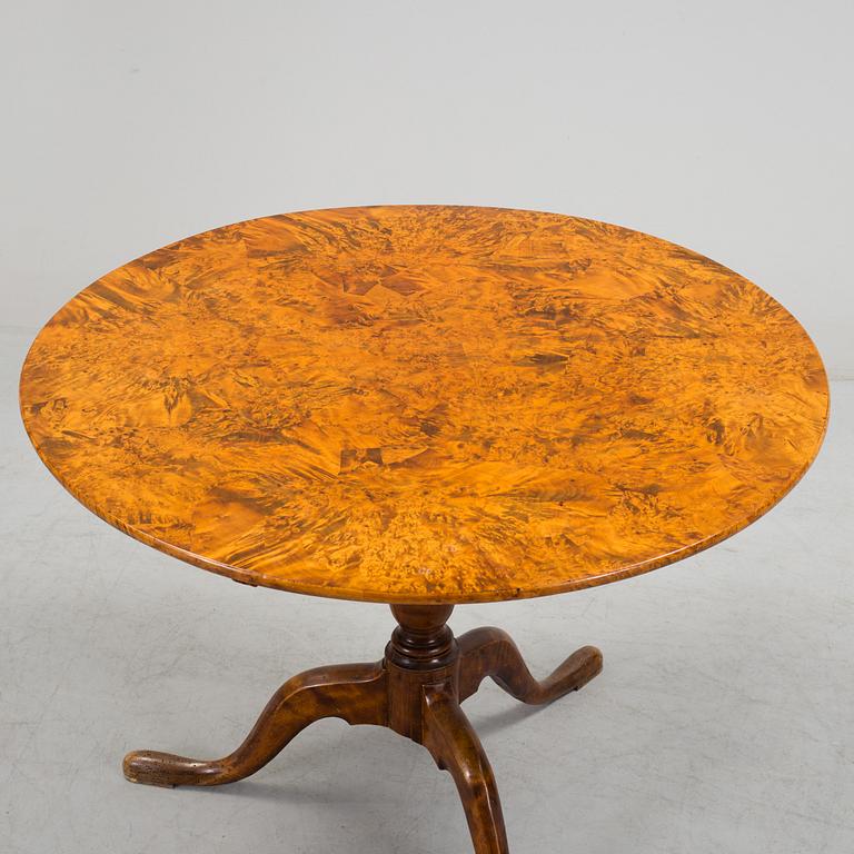 A Swedish 18th century tilt-top table by J Sjölin, master 1767-1785.