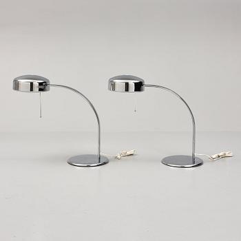 Richard Carruthers, a pair of 'Arcade' table lamps, for Ateljé Lyktan, Sweden 1970-80's.