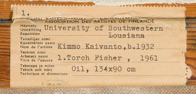 Kimmo Kaivanto, "1.Torch Fisher".