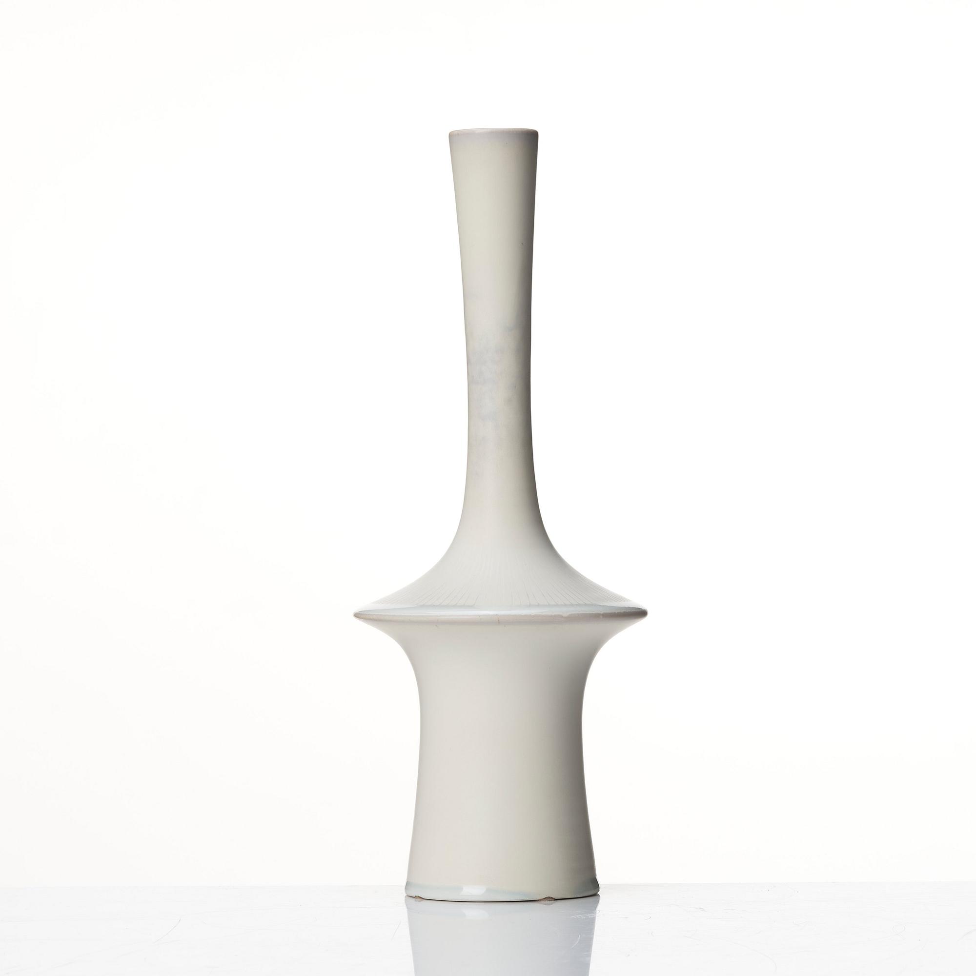 Stig Lindberg, a stoneware vase, Gustavsberg studio, Sweden 1962.