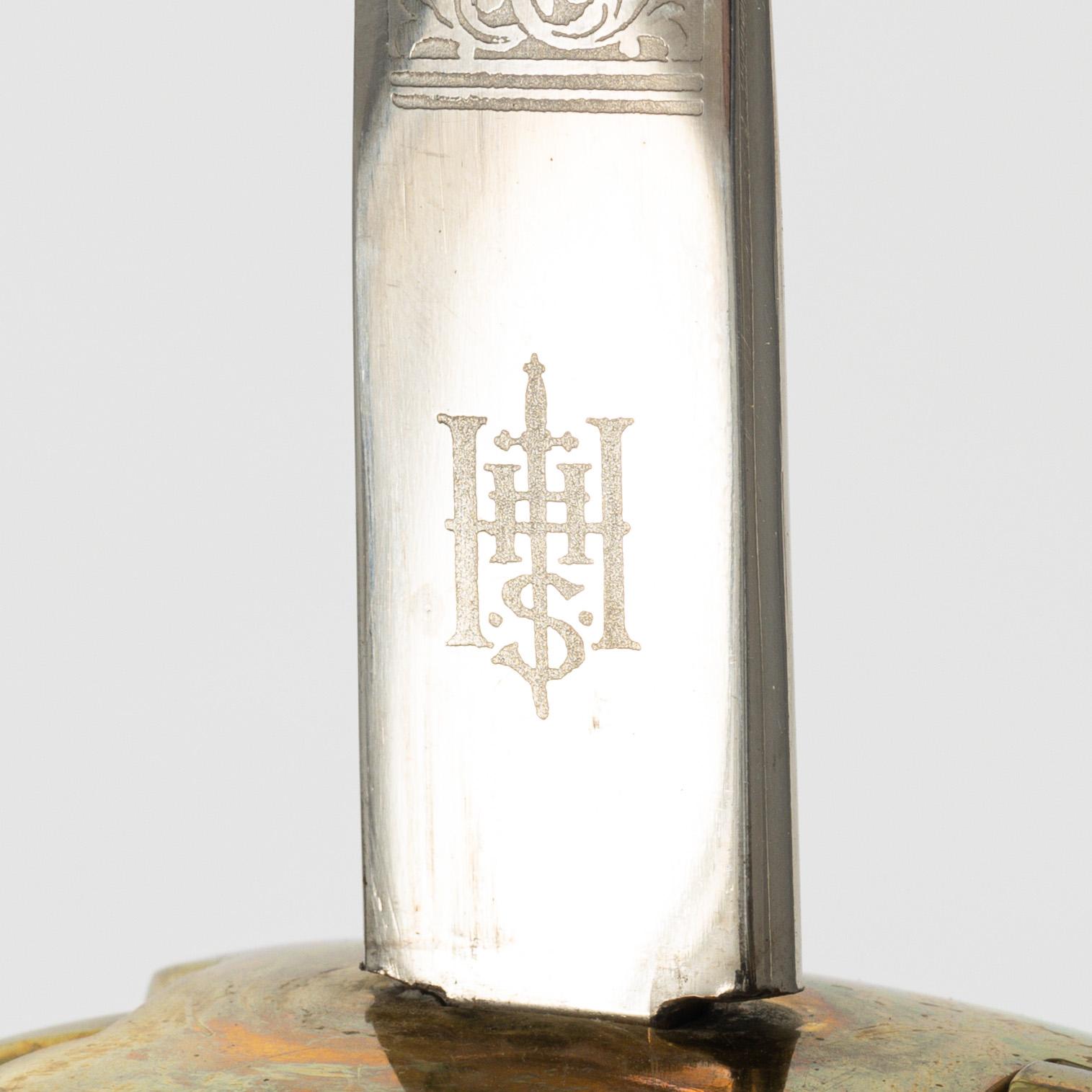 A German small sword by Hörster Solingen, from around the year 1900, with scabbard.