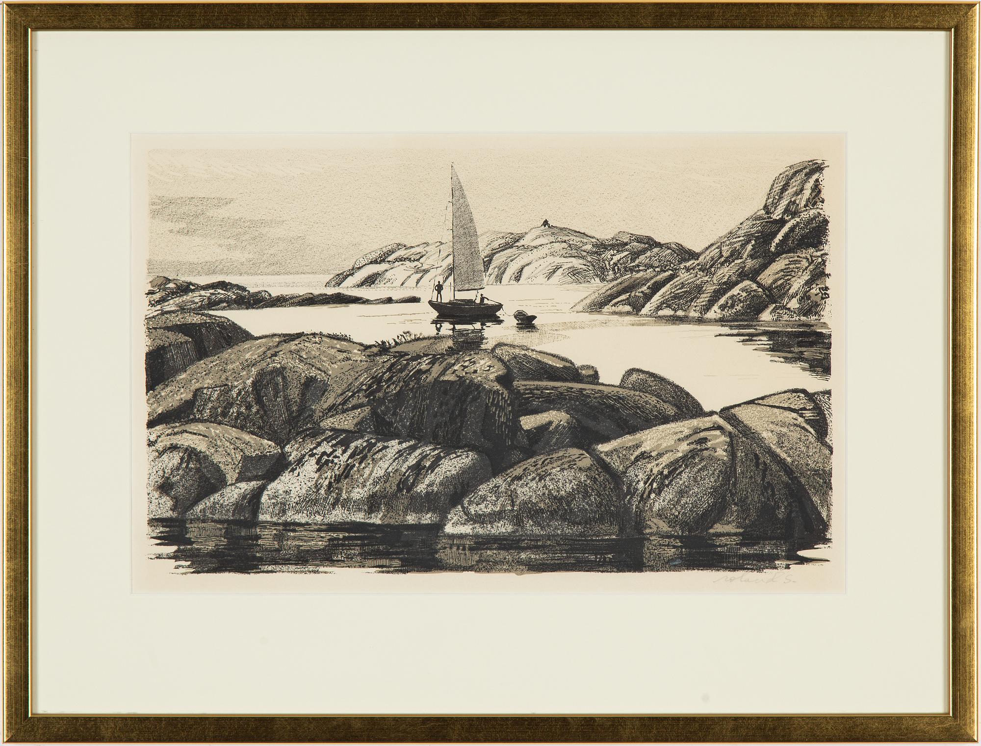 Roland Svensson, 3 litografier, signerade och två numrerade.